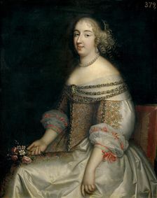 Portrait of Anne Marie Louise d'Orléans (1627-1693), Duchess of Montpensier, 1655