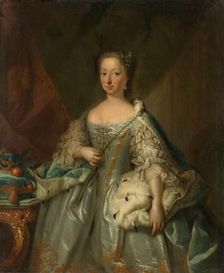 Portrait of Anne of Hanover, Princess Royal and Princess of Orange, Consort of Prince Will..., 1753. Creator: Johann Valentin Tischbein
