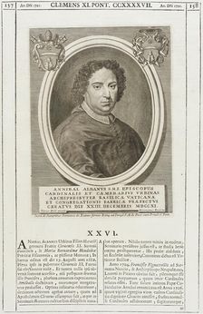 Portrait of Annibale Albani (1682-1751), 18th century. Creators: Unknown, Annibale Albani