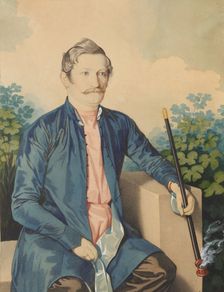 Portrait of A.A. Chizhov, c. 1846. Creator: Hampeln, Carl, von (1794-after 1880)