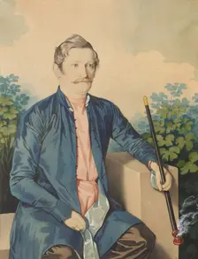 Portrait of A.A. Chizhov, c. 1846. Creator: Hampeln, Carl, von (1794-after 1880)