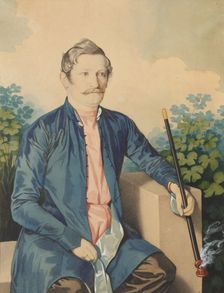 Portrait of A.A. Chizhov, c. 1846. Creator: Hampeln, Carl, von (1794-after 1880)