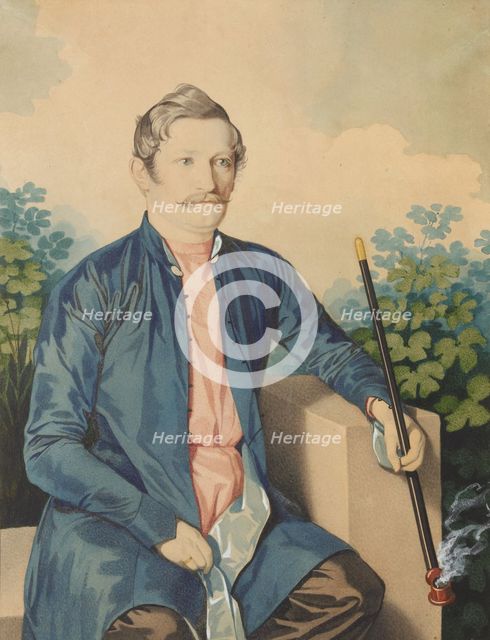 Portrait of A.A. Chizhov, c. 1846. Creator: Hampeln, Carl, von (1794-after 1880).