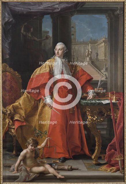 Portrait of Abbondio Rezzonico , 1766. Creator: Batoni, Pompeo Girolamo (1708-1787).
