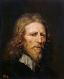 Portrait of Abraham van der Doort, 1640. Creator: William Dobson