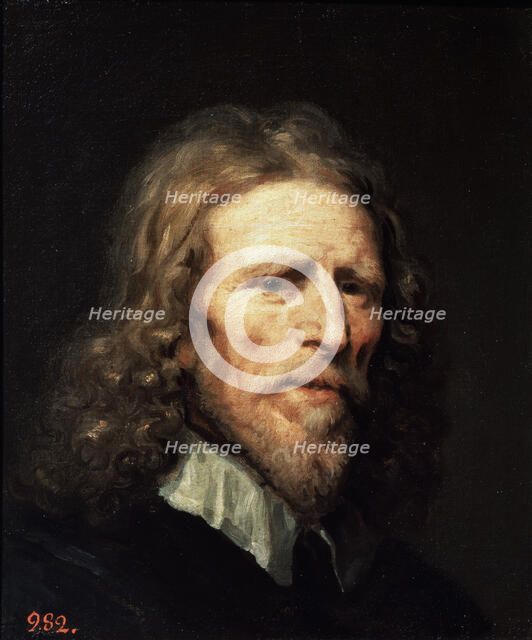 Portrait of Abraham van der Doort', before 1640. Creator: Dobson, William (c. 1610-1646).