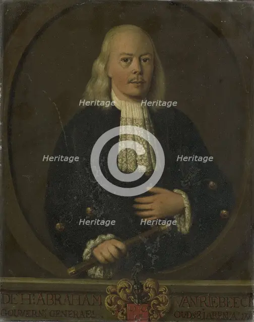 Portrait of Abraham van Riebeeck, Governor-General of the Dutch East Indies, 1750-1800. Creator: Anon.