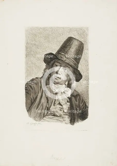 Portrait of Abraham Bosse, n.d. Creator: Anton Graff.