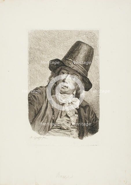 Portrait of Abraham Bosse, n.d. Creator: Anton Graff.