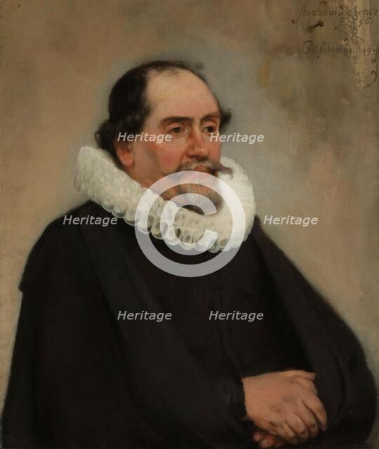Portrait of Abraham de Potter, Amsterdam Silk Merchant, 1649. Creator: Carel Fabritius.