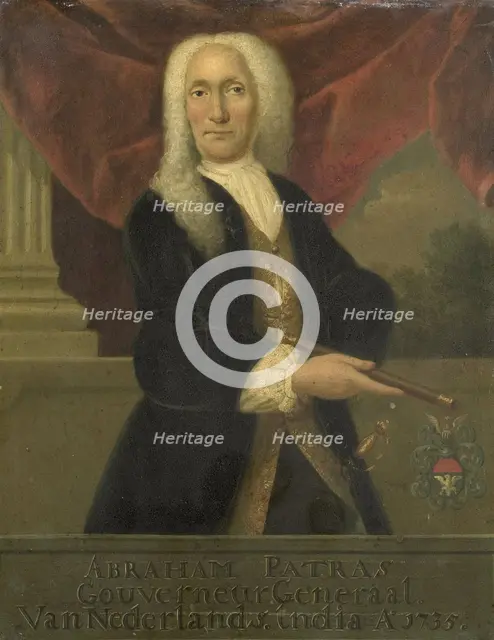 Portrait of Abraham Patras, Governor-General of the Dutch East India Company, 1735-1800. Creator: Theodorus Justinus Rheen.