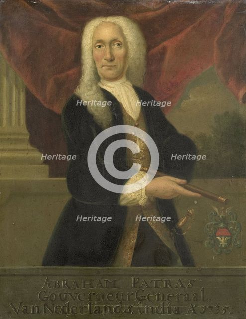 Portrait of Abraham Patras, Governor-General of the Dutch East India Company, 1735-1800. Creator: Theodorus Justinus Rheen.
