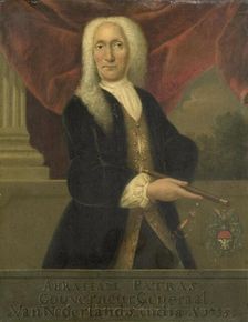 Portrait of Abraham Patras, Governor-General of the Dutch East India Company, 1735-1800. Creator: Theodorus Justinus Rheen