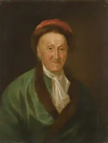 Portrait of Abraham Pavlovich Veselovsky (1685-1783), 1780s. Creator: Anonymous