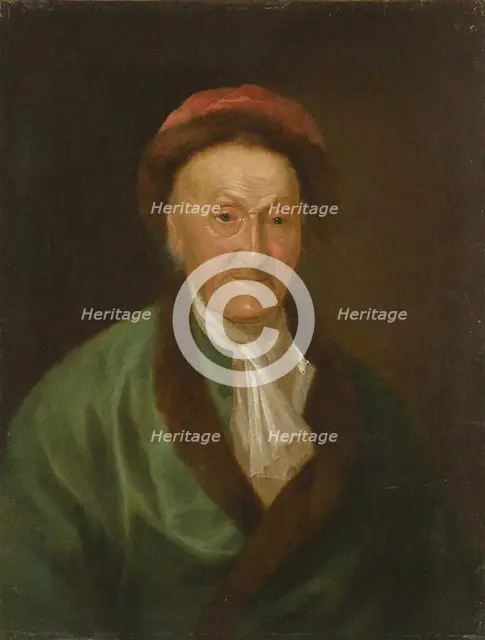 Portrait of Abraham Pavlovich Veselovsky (1685-1783), 1780s. Creator: Anonymous.