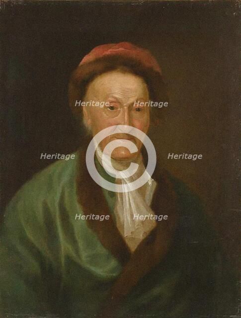 Portrait of Abraham Pavlovich Veselovsky (1685-1783), 1780s. Creator: Anonymous.