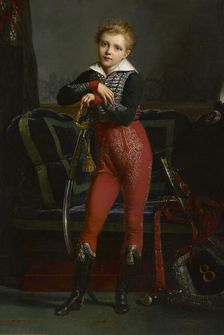Portrait Of Achille Deban De Laborde, 1817. Creator: Alexandre-Jean Dubois-Drahonet