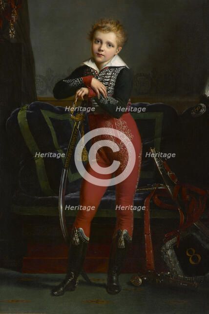 Portrait Of Achille Deban De Laborde, 1817. Creator: Alexandre-Jean Dubois-Drahonet.