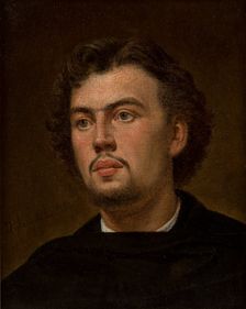 Portrait of Adam Chmielowski, 1865. Creator: Cyprian Dylczynski