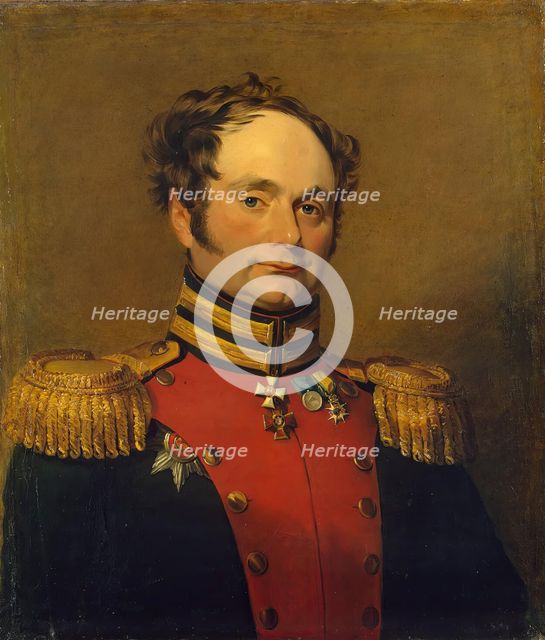 Portrait of Adam I. Bistrom (1774-1826) (2nd), 1822. Creator: Workshop of George Dawe.