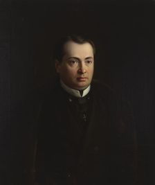 Portrait of Adam Kirkor, 1860. Creator: Wincenty Slendzinski