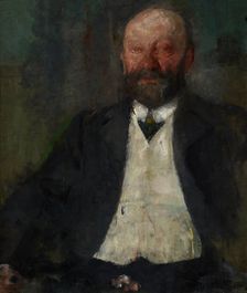 Portrait of Adam Nowina Boznanski, Artist's Father, c1903. Creator: Olga Boznanska