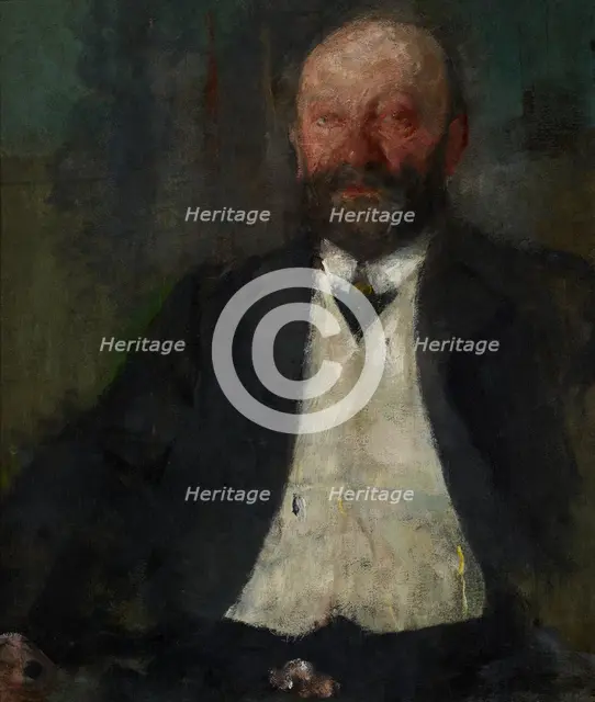 Portrait of Adam Nowina Boznanski, Artist's Father, c1903. Creator: Olga Boznanska.