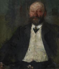 Portrait of Adam Nowina Boznanski, Artist's Father, c1903. Creator: Olga Boznanska