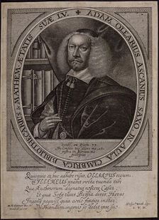 Portrait of Adam Olearius (1603-1671). Creator: Somer (Sommer), Mathias van (active 1649-1672)