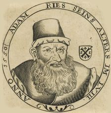 Portrait of Adam Ries (1492/93-1559) , ca. 1600. Creator: Anonymous