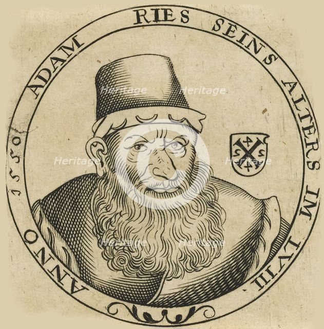 Portrait of Adam Ries (1492/93-1559) , ca. 1600. Creator: Anonymous.
