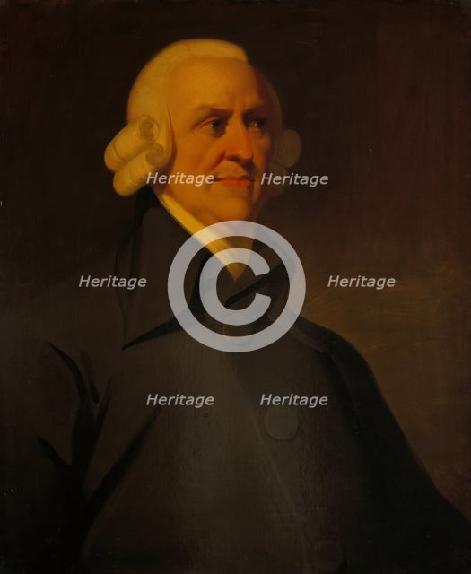 Portrait of Adam Smith (1723-1790), 1795. Artist: Anonymous  