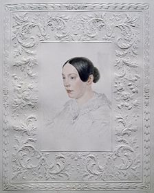 Portrait of Adelaida Alexandrovna Senkovskaya (1800-1858), née Baroness von Rahl, End 1840s. Artist: Briullov, Alexander Pavlovich (1798-1877)