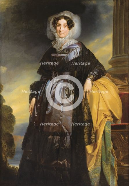 Portrait of Adélaïde d'Orléans (1777-1847). Artist: Winterhalter, Franz Xaver, School of  