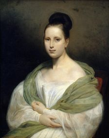 Portrait of Adelaide Rousseau-Scheffer, c1830. Creator: Henry Scheffer