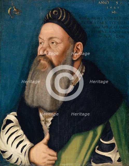Portrait of Adelberg III. of Bärenfels, 1526. Creator: Hans Baldung.