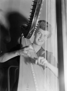 Portrait of Adele Girard, Turkish Embassy, Washington, D.C., ca. Feb. 1942. Creator: William Paul Gottlieb
