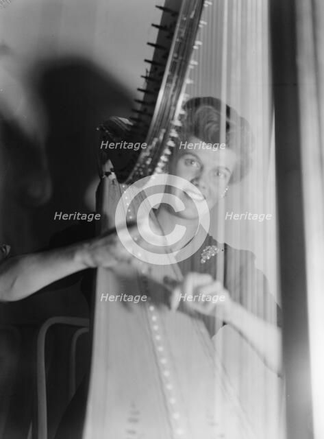 Portrait of Adele Girard, Turkish Embassy, Washington, D.C., ca. Feb. 1942. Creator: William Paul Gottlieb.