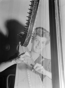 Portrait of Adele Girard, Turkish Embassy, Washington, D.C., ca. Feb. 1942. Creator: William Paul Gottlieb