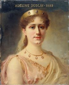 Portrait of Adeline Dudlay (1858-1934), member of the Comédie-Française, in the role of..., 1883. Creator: Daniel Berard
