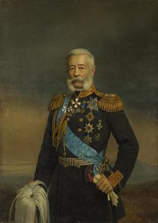 Portrait of Adjutant-General Alexander Liders, 1872. Creator: Georg von Bothmann