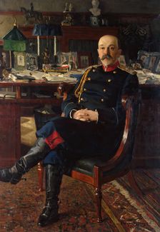 Portrait of Adjutant-General P. P. Gesse, 1904. Creator: Nikolaj Petrovic Bogdanov-Bel'skij