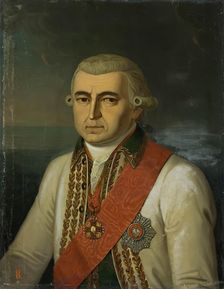 Portrait of Admiral A.I. Nagaev, 1824. Creator: Alexander Fomin