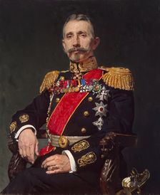 Portrait of Admiral A. I. Rusin, 1900. Creator: Unknown