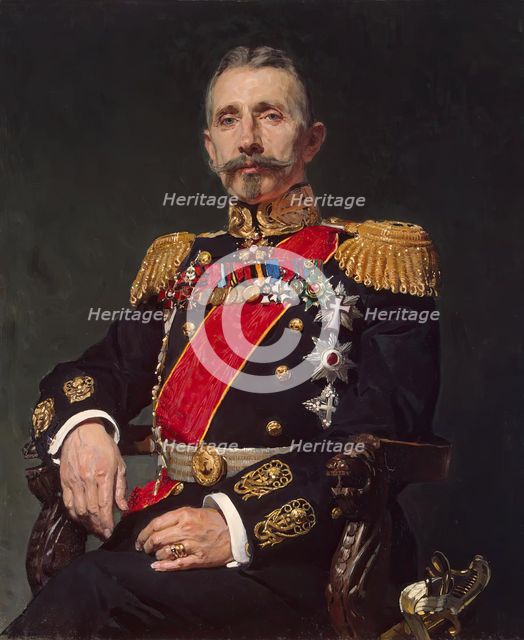 Portrait of Admiral A. I. Rusin, 1900. Creator: Unknown.