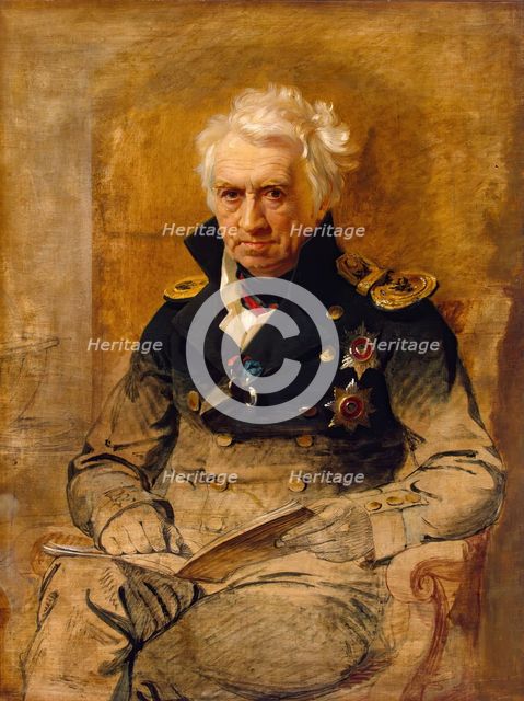Portrait of Admiral Alexander S. Shishkov (1754-1841), 1826. Creator: George Dawe.