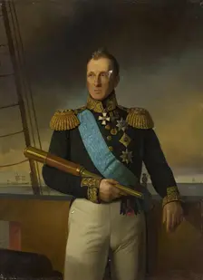 Portrait of Admiral Alexei Greig, 1877. Creator: Georg von Bothmann
