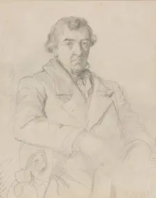 Portrait of Admiral Baron Guy-Victor Duperré, between 1840 and 1856. Creator: Theodore Chasseriau