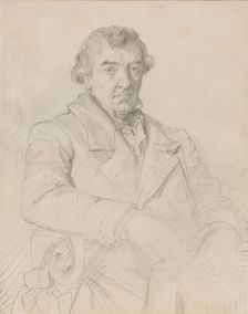 Portrait of Admiral Baron Guy-Victor Duperré, between 1840 and 1856. Creator: Theodore Chasseriau