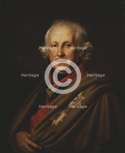 Portrait of Admiral Count Nikolay Semyonovich Mordvinov (1754-1845), Early 1820s.
